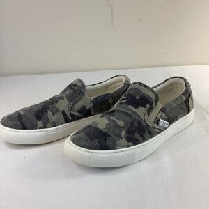 J Crew Women’s Canvas slip on Camo Chunky Sneakers Size 6.5